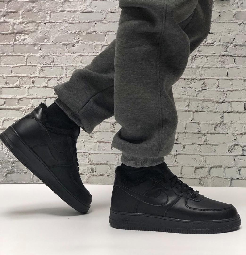 Nike Air Force Low Winter Black