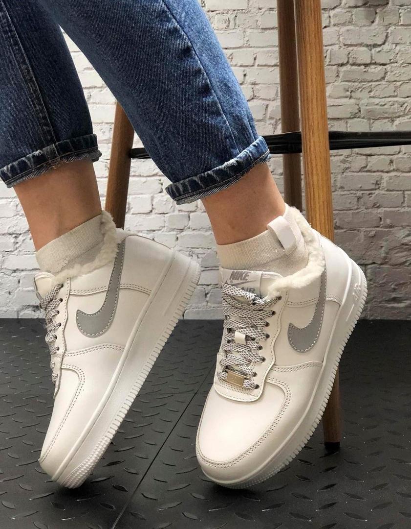 Nike Air Force Winter White Reflective