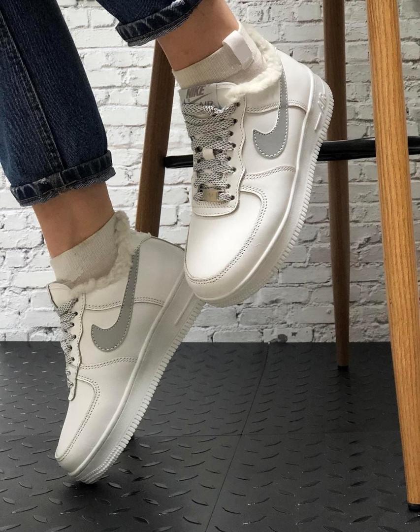 Nike Air Force Winter White Reflective