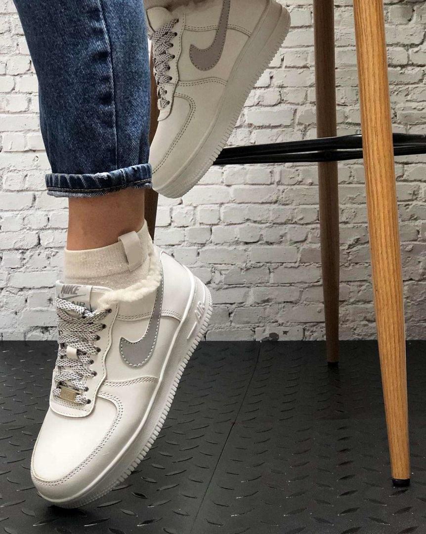 Nike Air Force Winter White Reflective