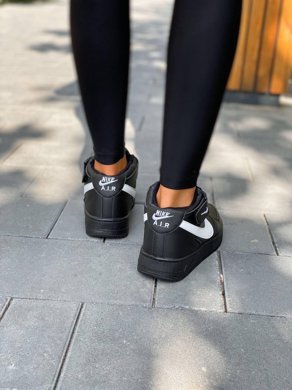 Nike Air Force Mid Winter Black White