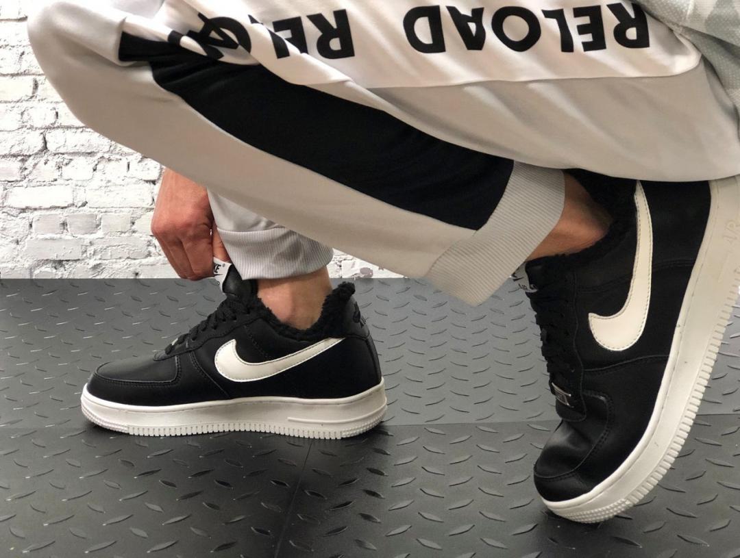 Nike Air Force Low Winter Black White
