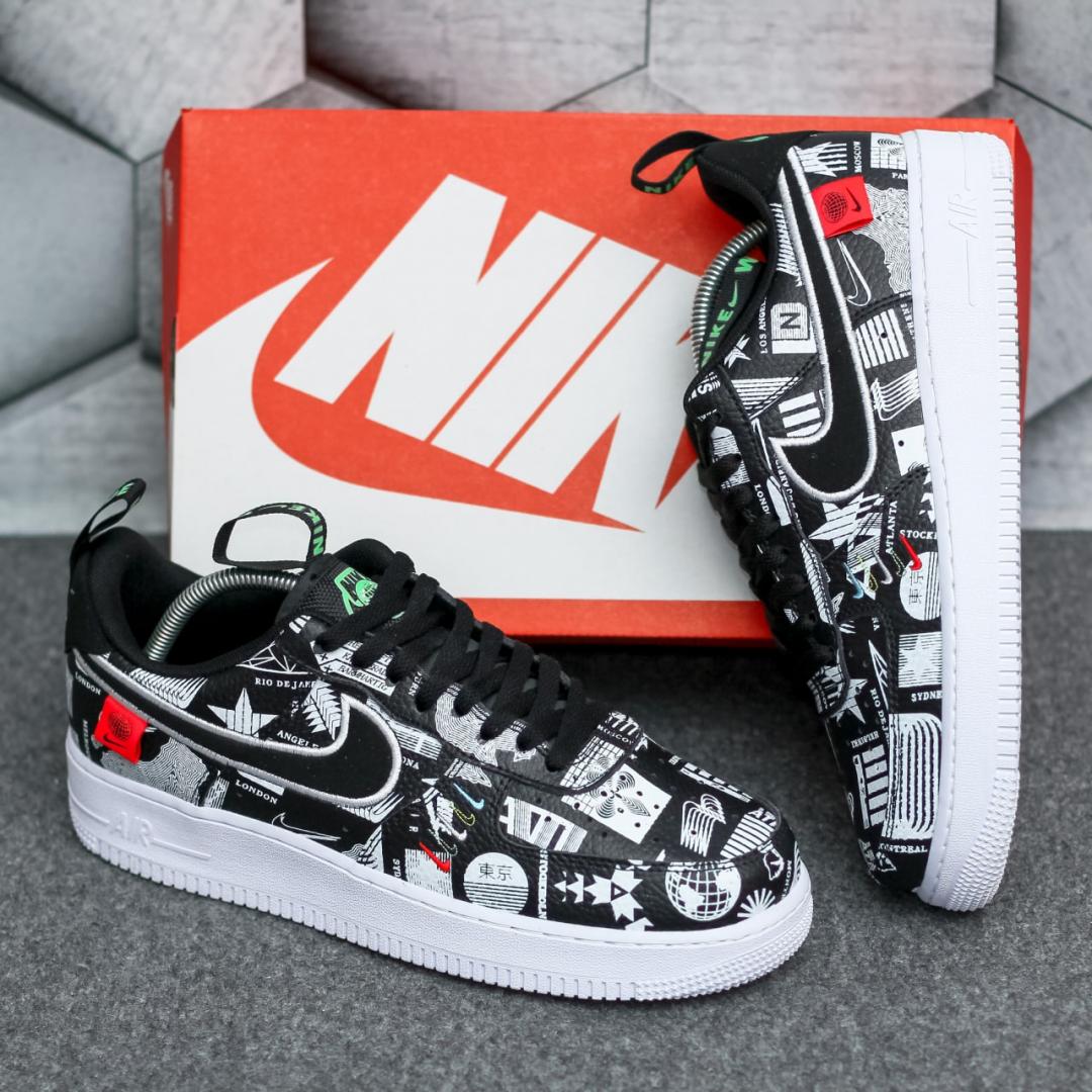 Nike Air Force 1 Black White 4