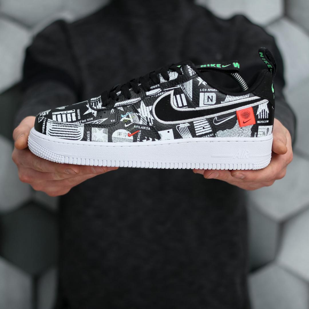 Nike Air Force 1 Black White 4