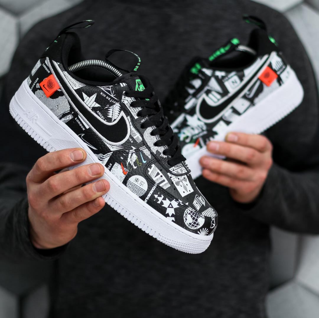 Nike Air Force 1 Black White 4