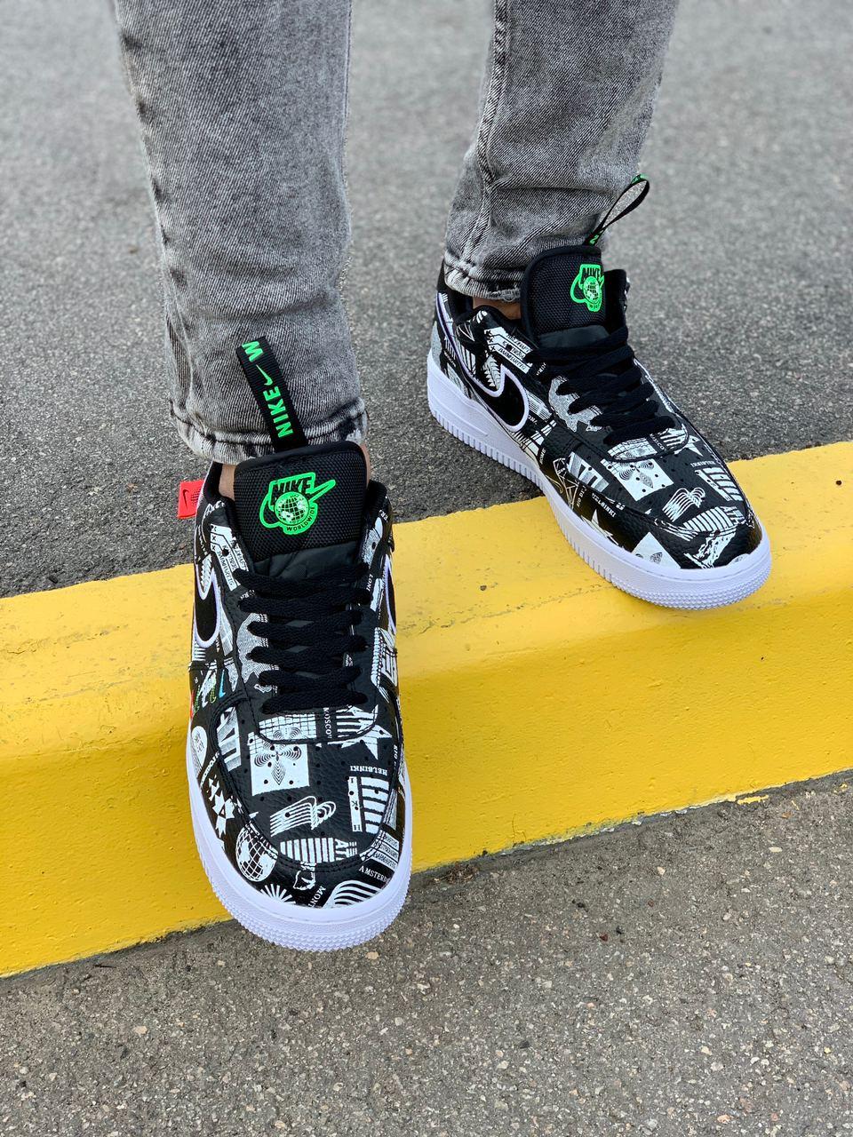 Nike Air Force 1 Black White 4