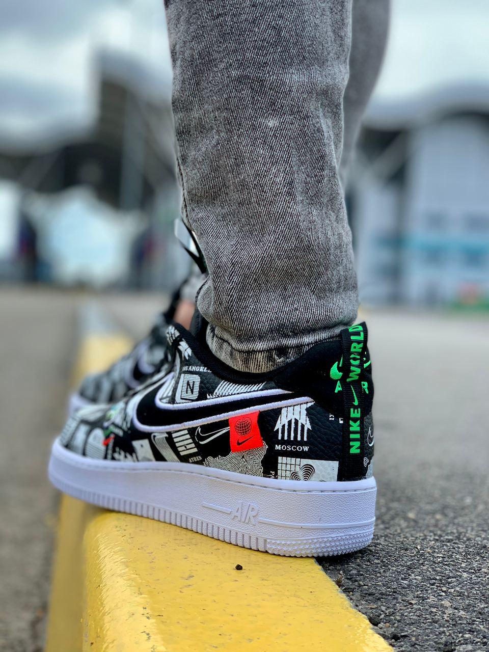Nike Air Force 1 Black White 4