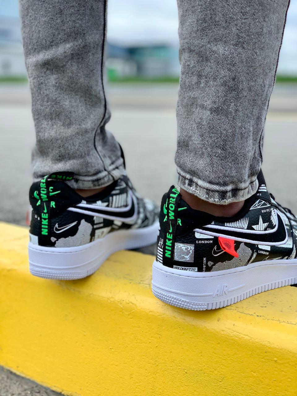 Nike Air Force 1 Black White 4