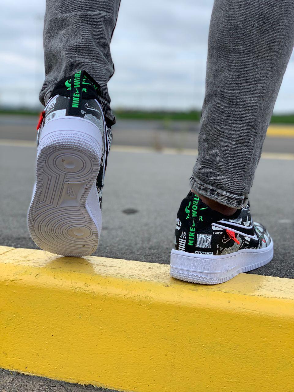 Nike Air Force 1 Black White 4