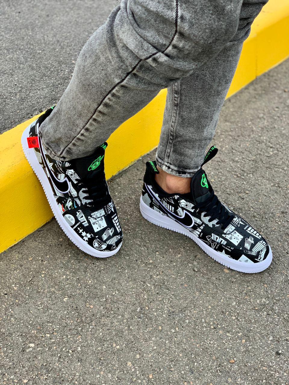 Nike Air Force 1 Black White 4