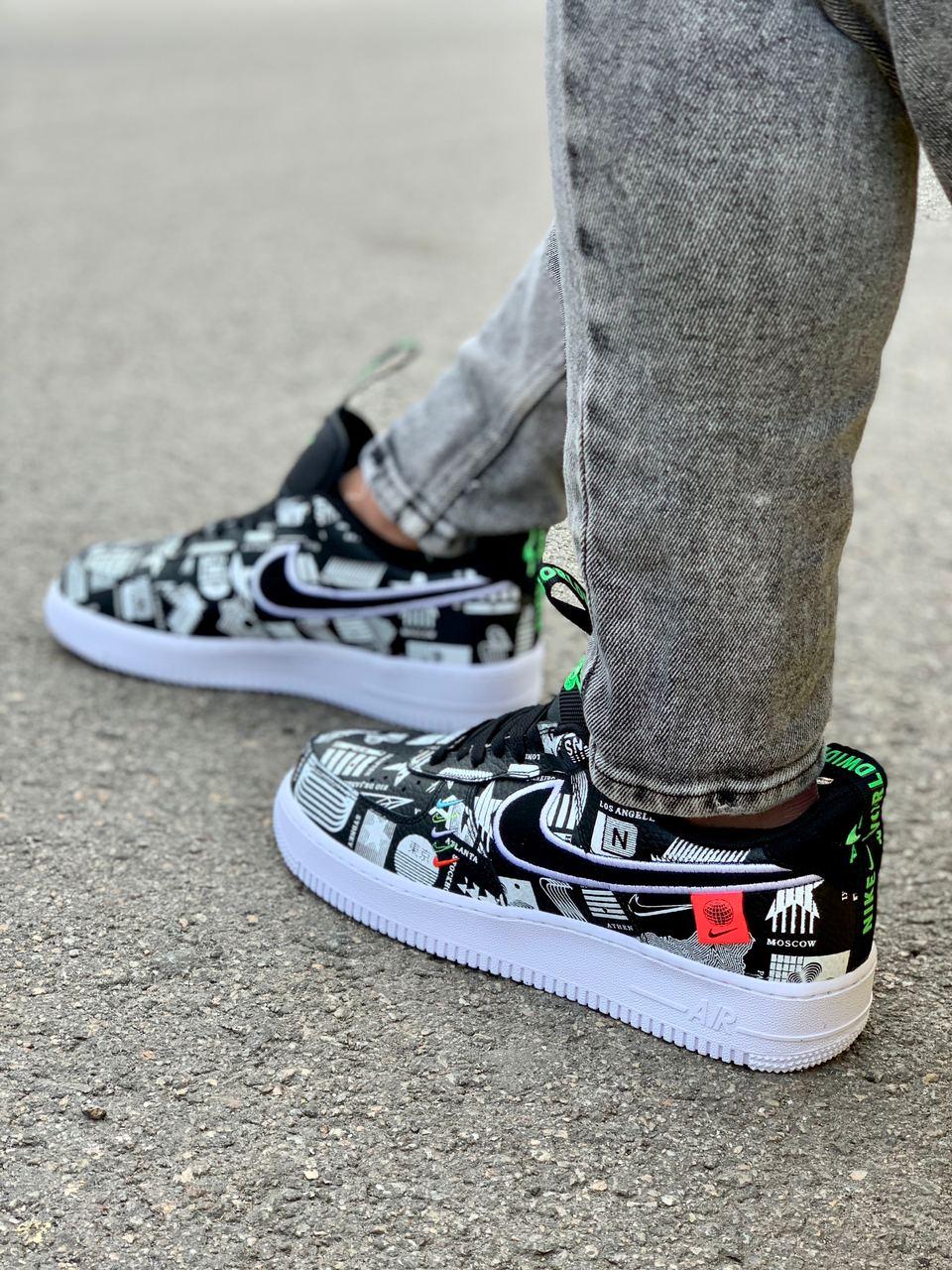 Nike Air Force 1 Black White 4