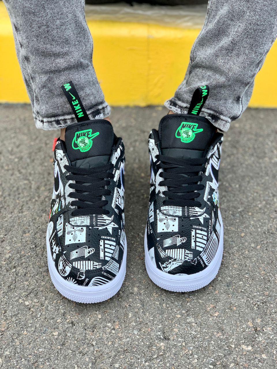 Nike Air Force 1 Black White 4