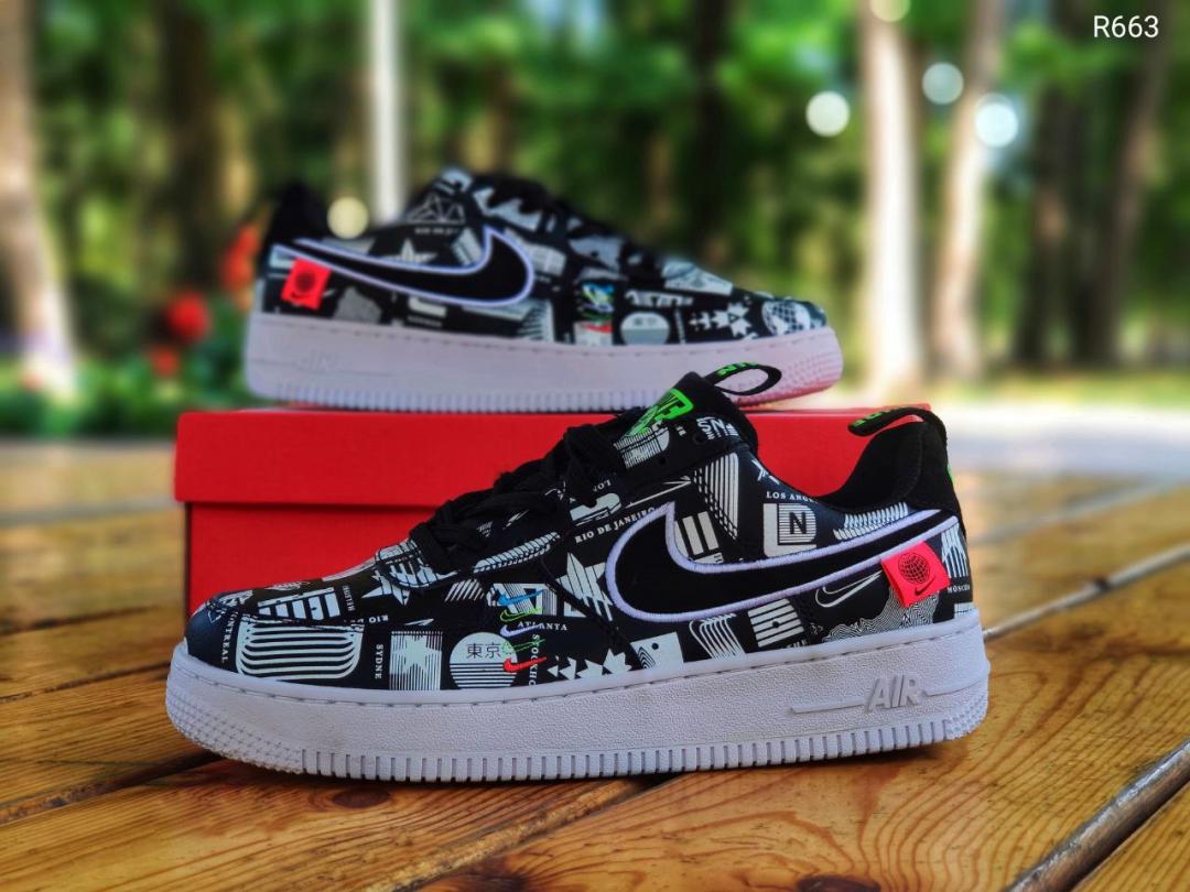 Nike Air Force 1 Black White 4