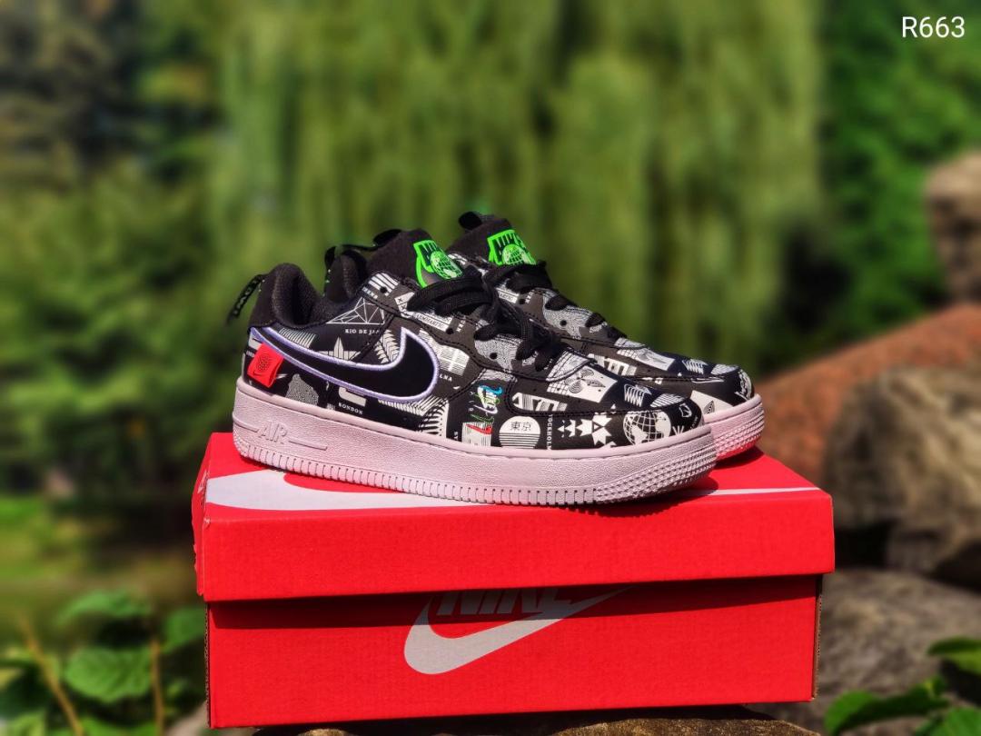 Nike Air Force 1 Black White 4