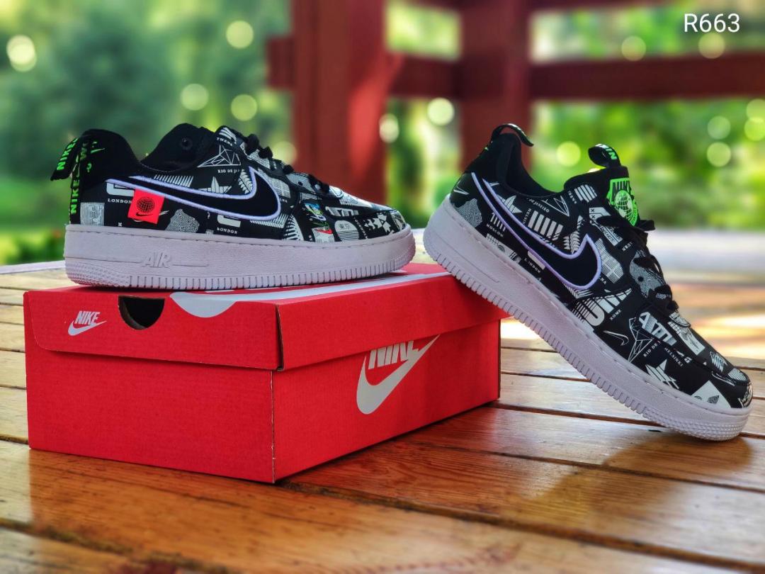 Nike Air Force 1 Black White 4