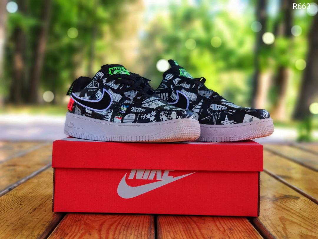 Nike Air Force 1 Black White 4