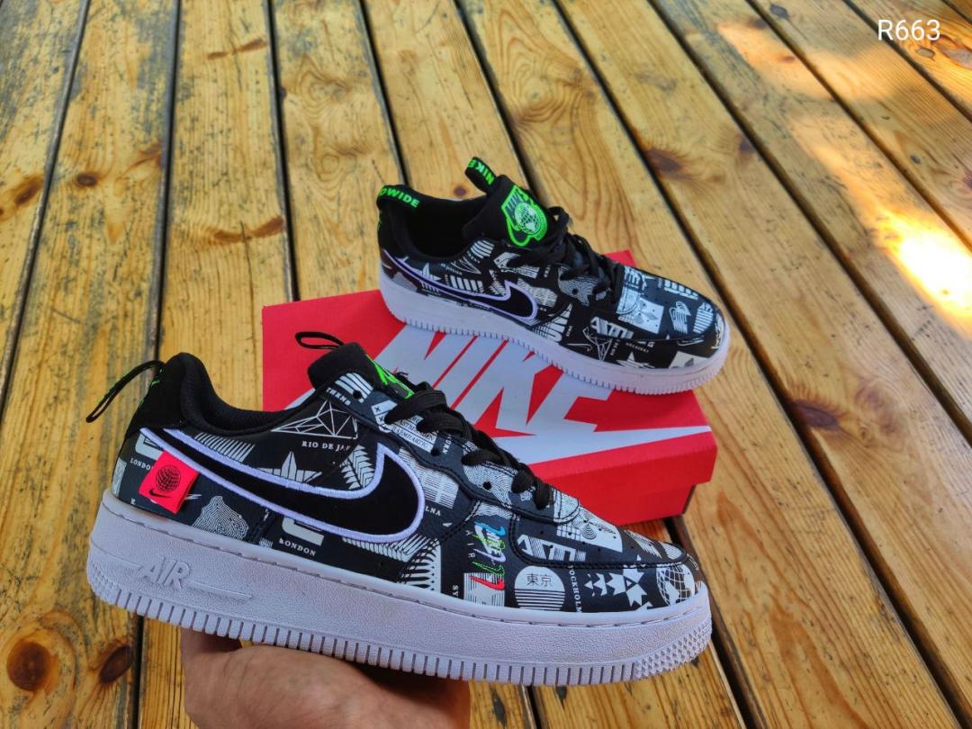 Nike Air Force 1 Black White 4