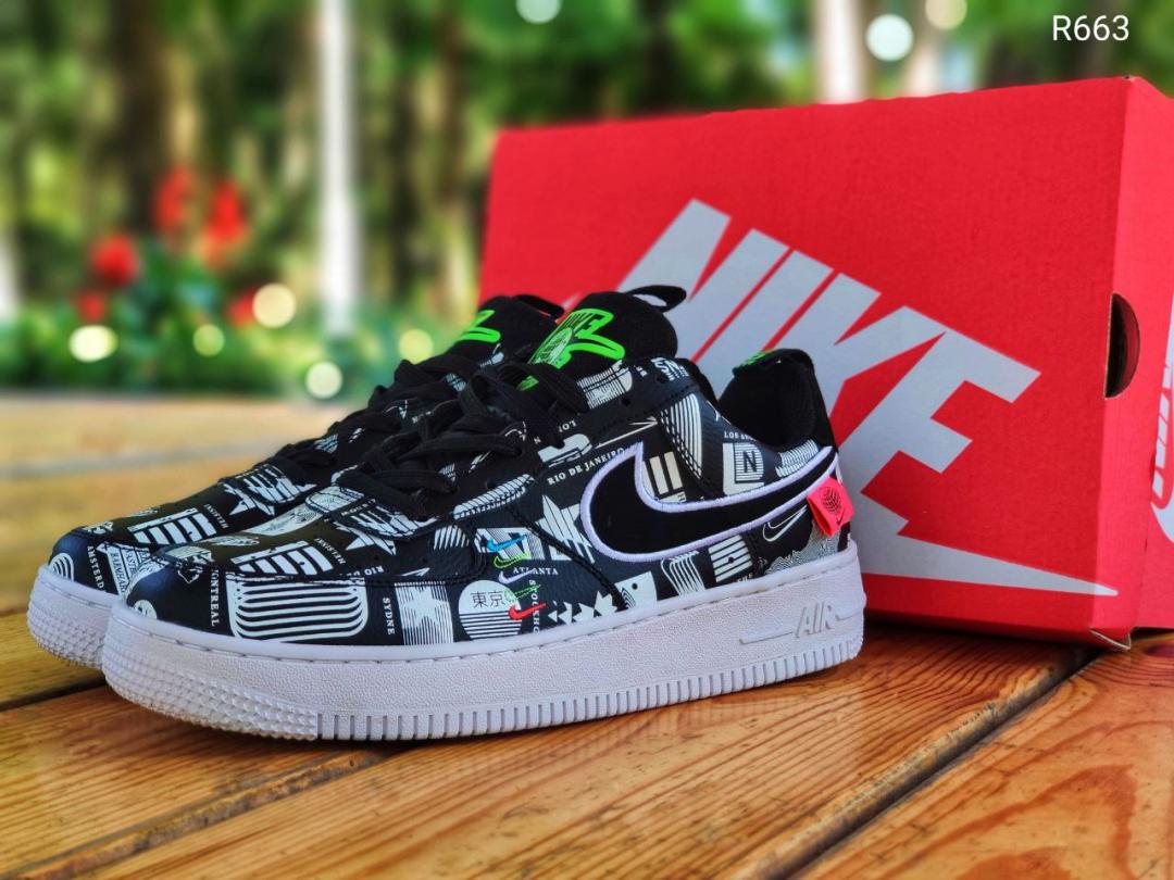 Nike Air Force 1 Black White 4