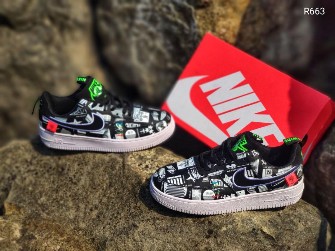 Nike Air Force 1 Black White 4