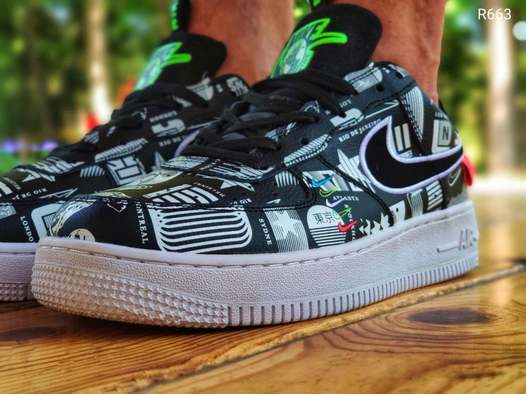 Nike Air Force 1 Black White 4