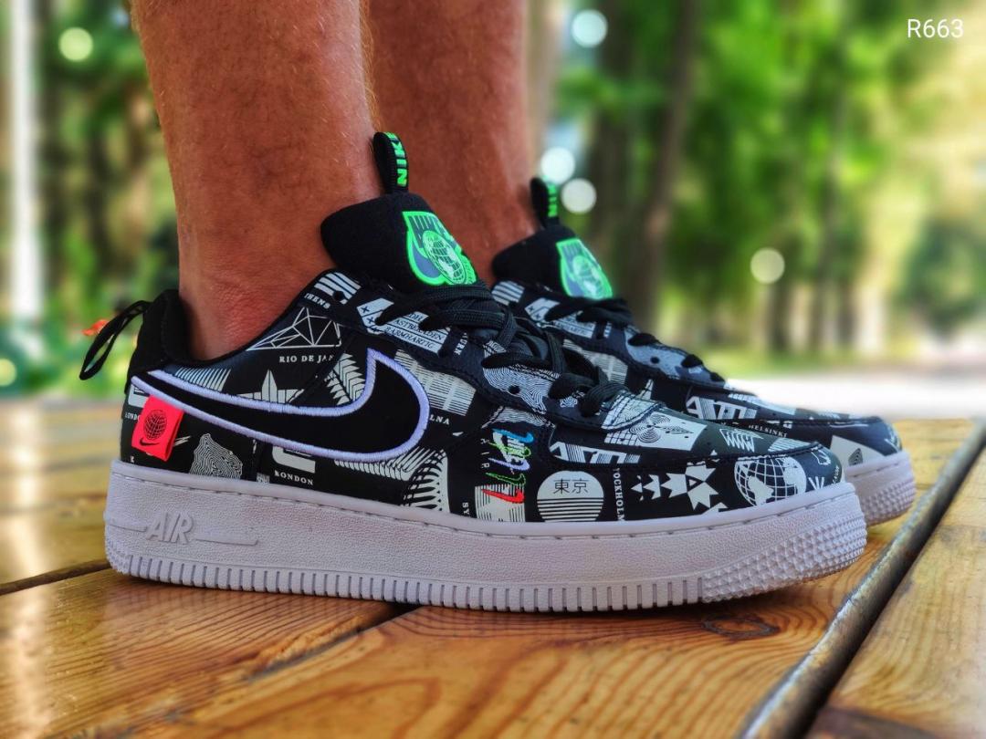 Nike Air Force 1 Black White 4