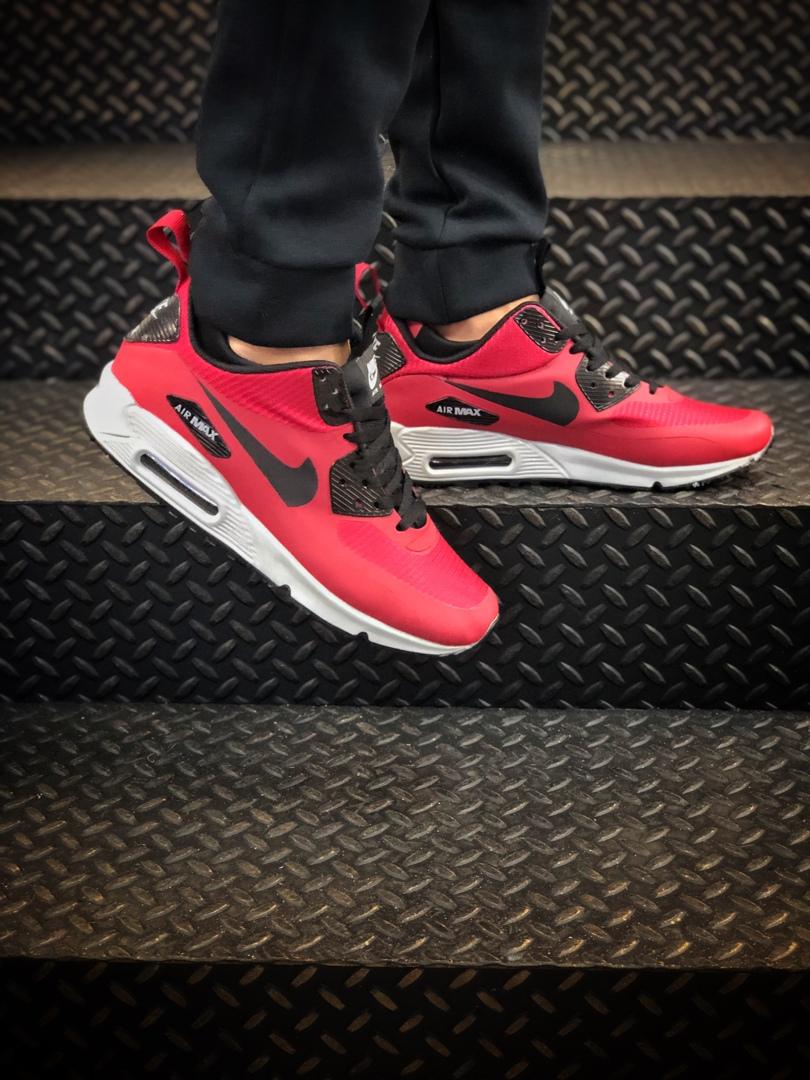 Nike Air Max Mid 90 Red White «Black Logo»