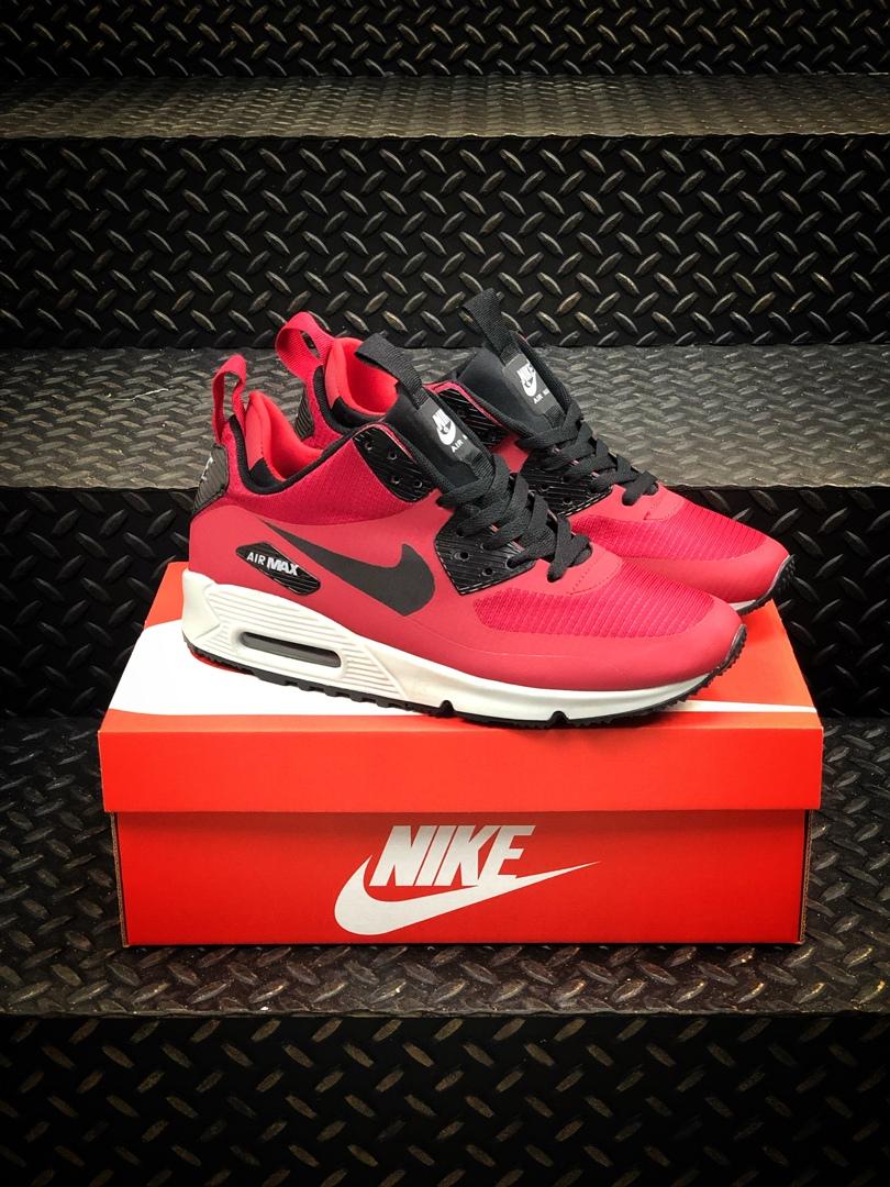 Nike Air Max Mid 90 Red White «Black Logo»