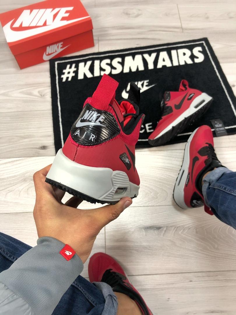 Nike Air Max Mid 90 Red White «Black Logo»