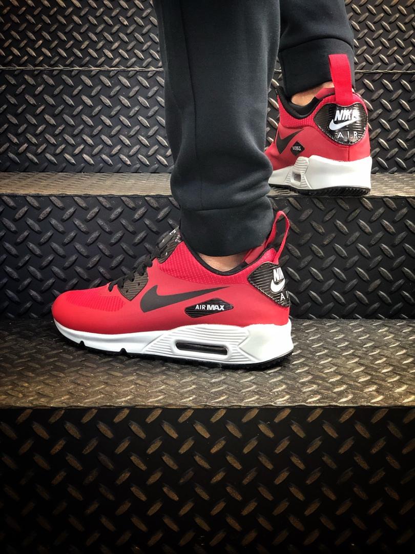Nike Air Max Mid 90 Red White «Black Logo»