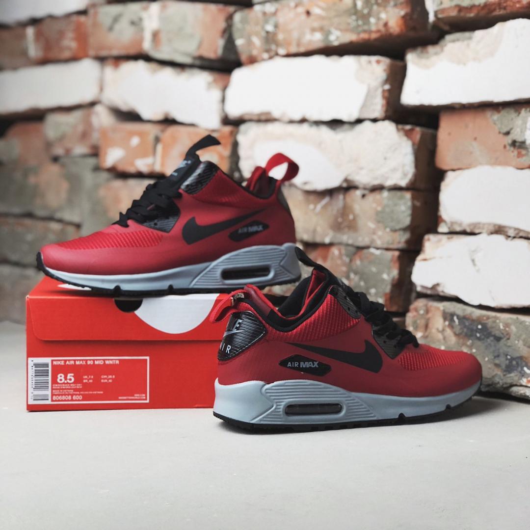Nike Air Max Mid 90 Red White «Black Logo»