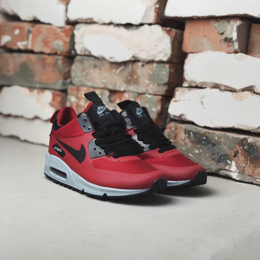 Nike Air Max Mid 90 Red White «Black Logo»