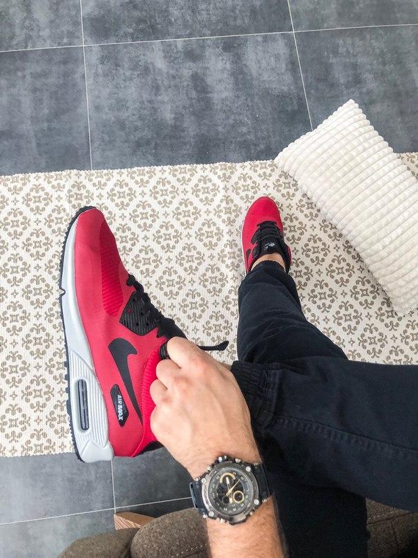 Nike Air Max Mid 90 Red White «Black Logo»