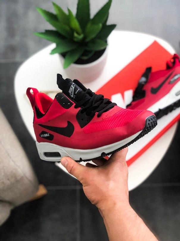 Nike Air Max Mid 90 Red White «Black Logo»