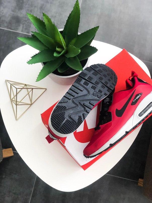 Nike Air Max Mid 90 Red White «Black Logo»