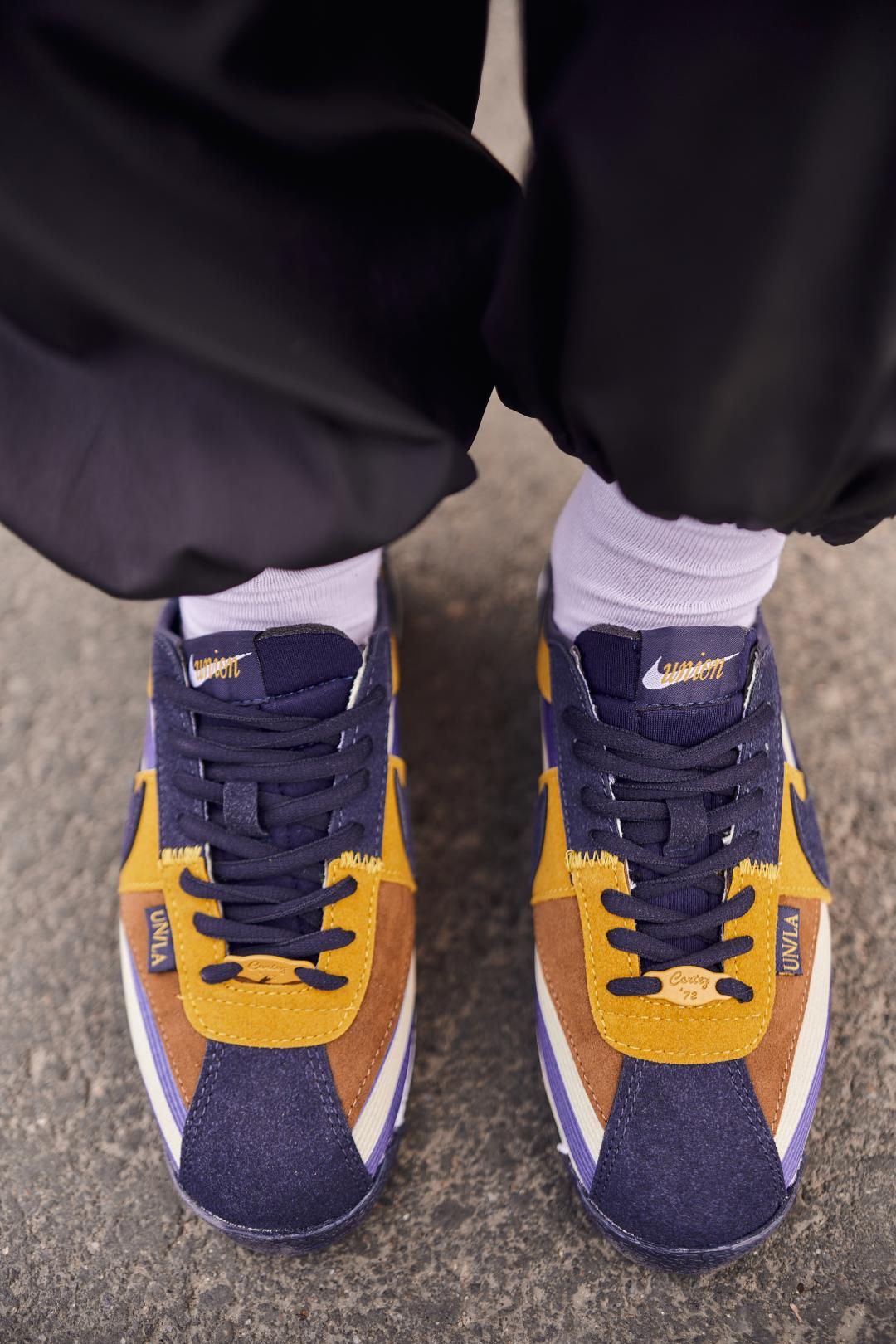 Nike Cortez x Union L.A. Blue Yellow