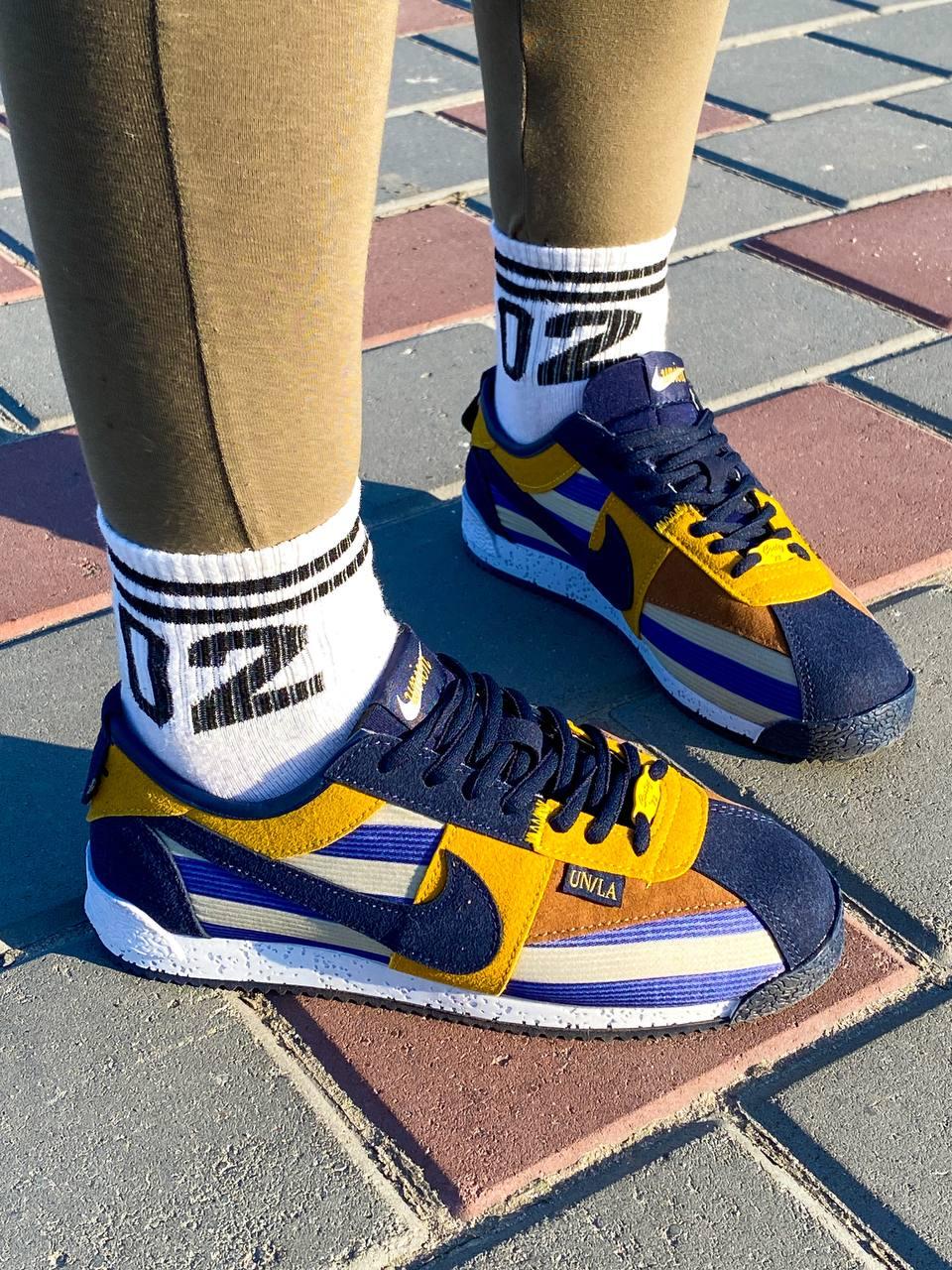 Nike Cortez x Union L.A. Blue Yellow