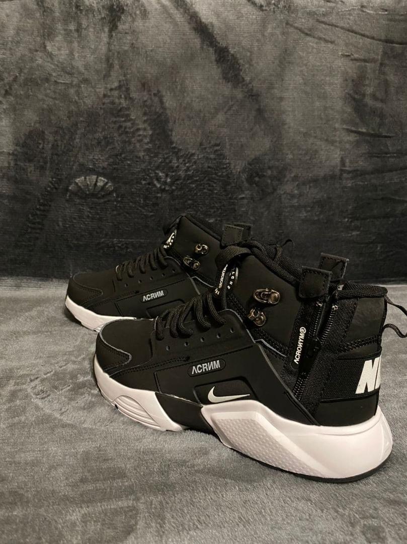 Nike Huarache x Acronym Black White 1