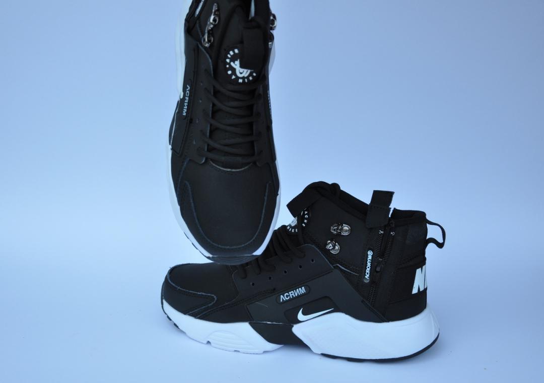 Nike Huarache x Acronym Black White 1