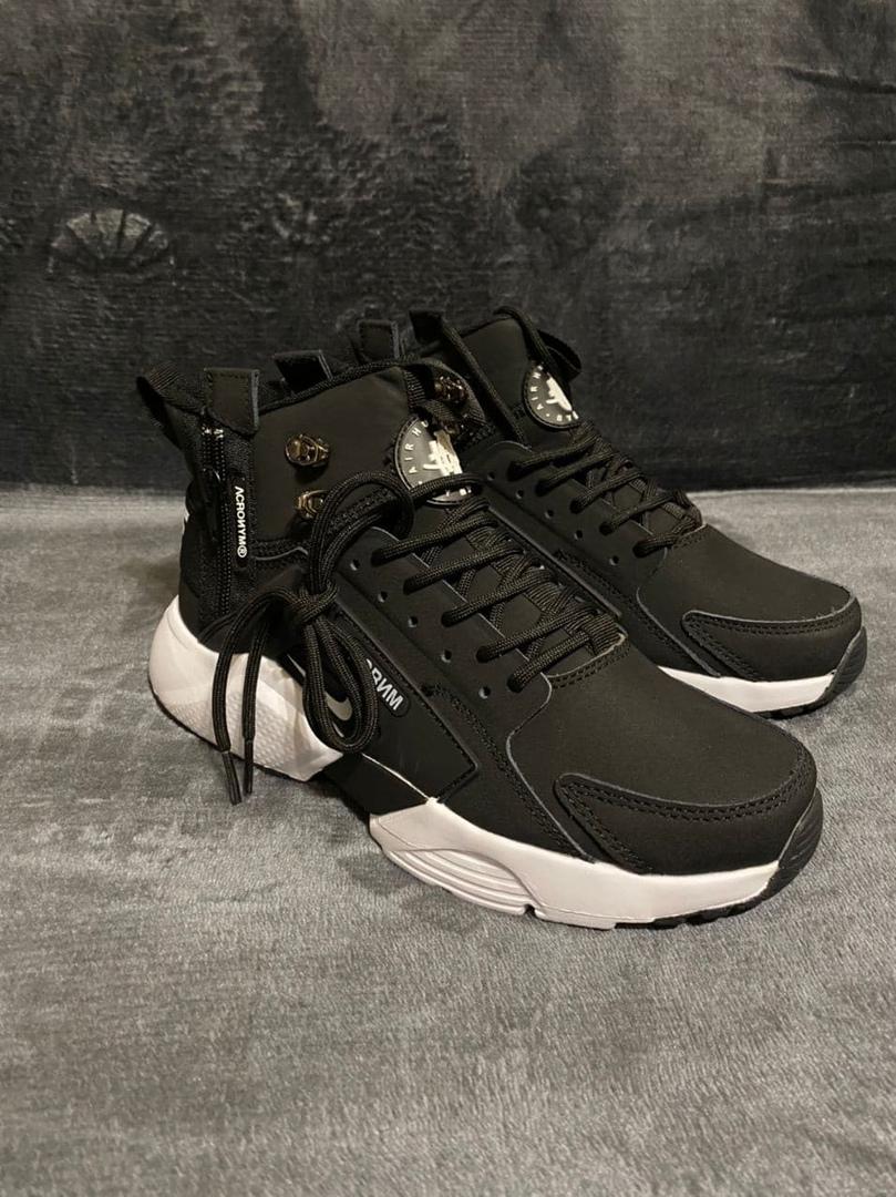 Nike Huarache x Acronym Black White 1