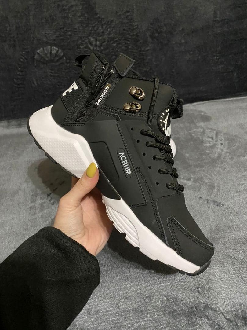 Nike Huarache x Acronym Black White 1