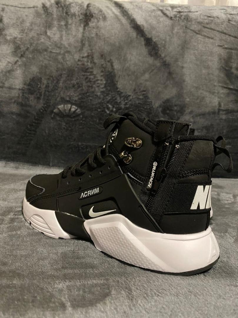 Nike Huarache x Acronym Black White 1