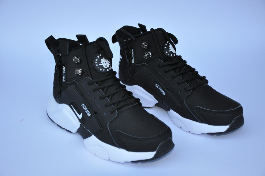 Nike Huarache x Acronym Black White 1