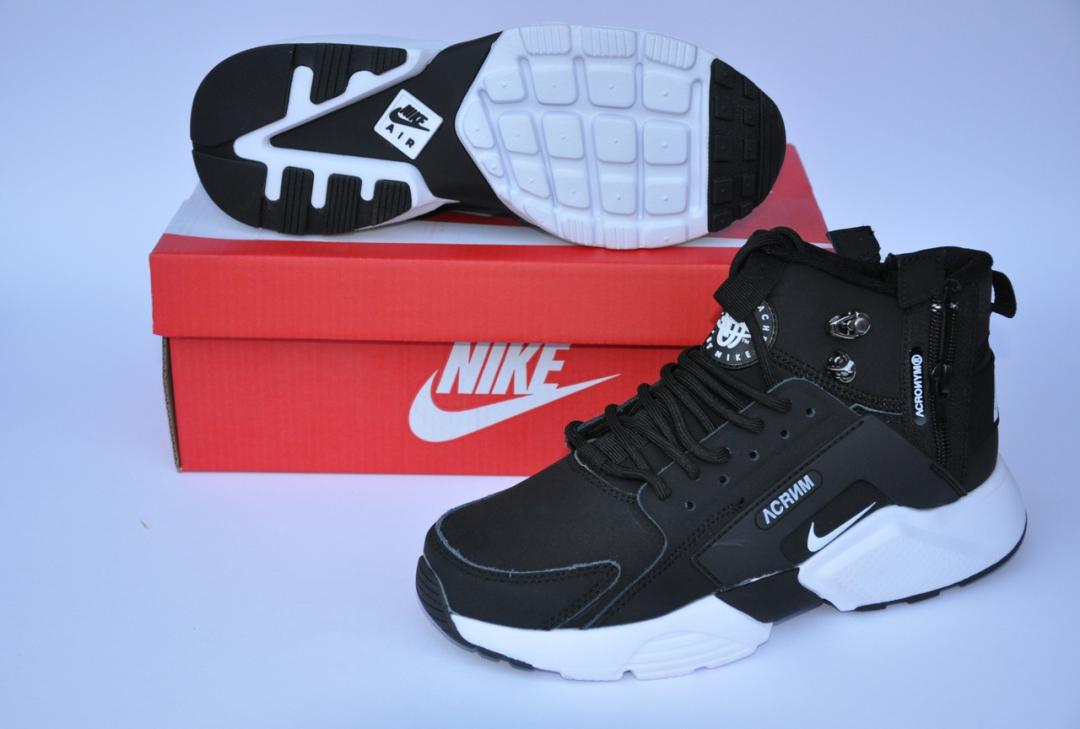 Nike Huarache x Acronym Black White 1