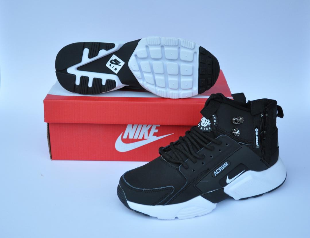 Nike Huarache x Acronym Black White 1
