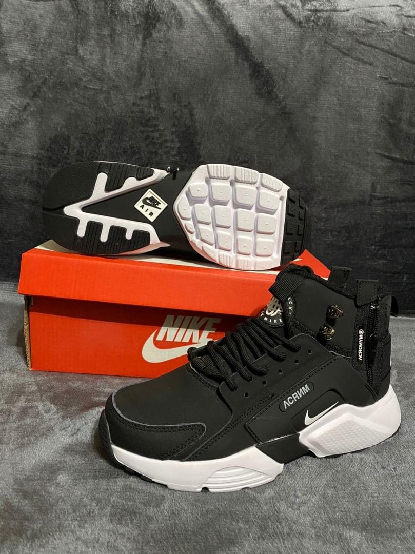 Nike Huarache x Acronym Black White 1