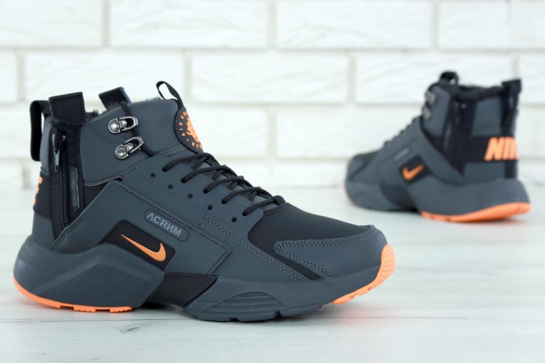 Nike Huarache x Acronym Black Orange