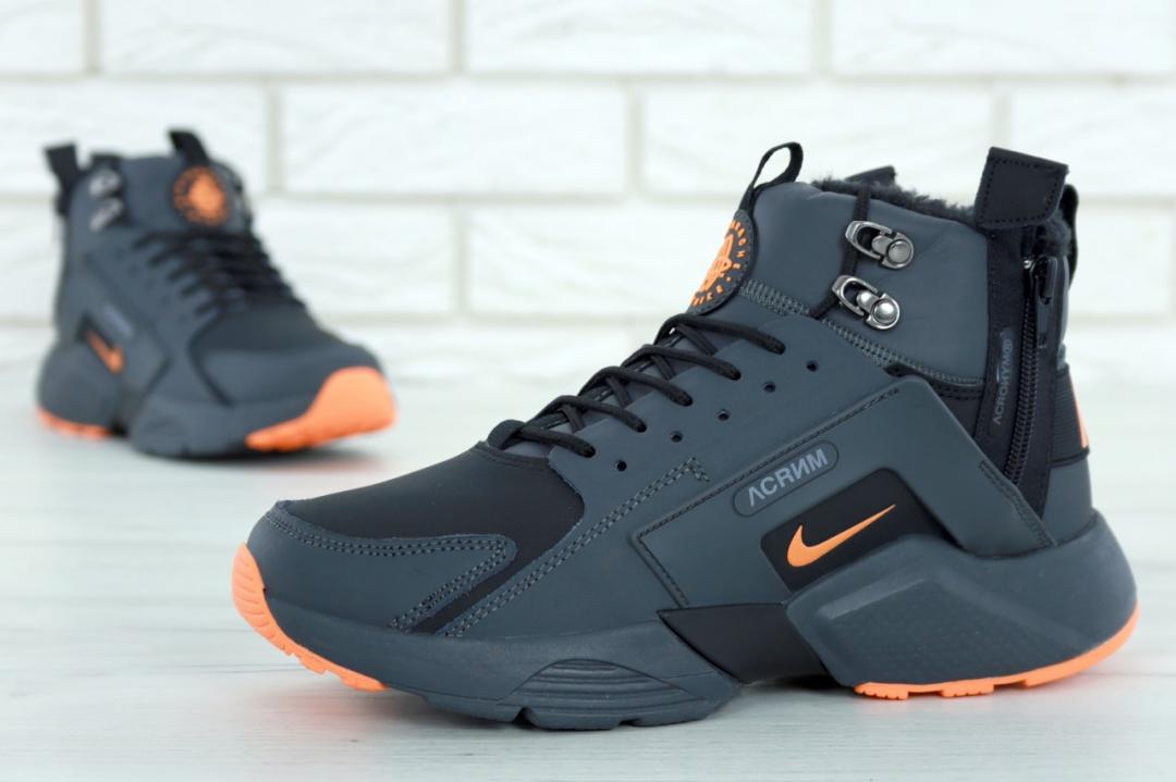 Nike Huarache x Acronym Black Orange