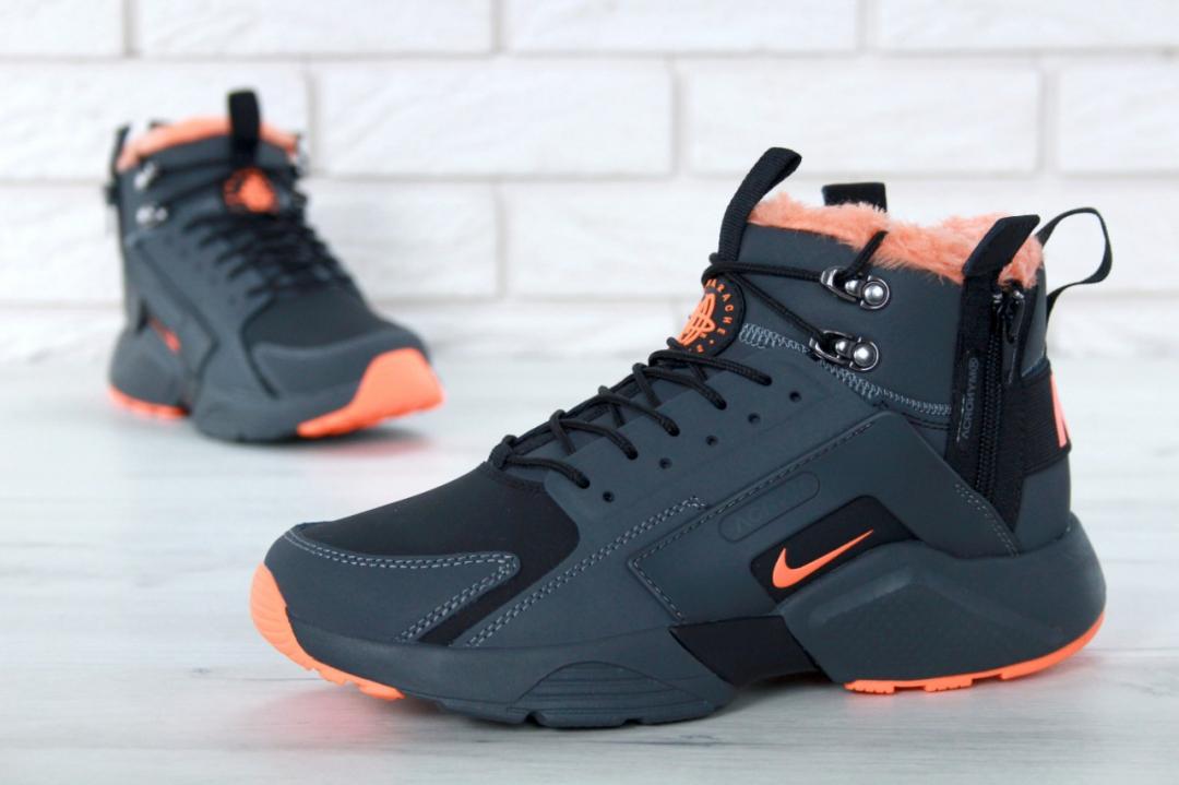 Nike Huarache x Acronym Black Orange
