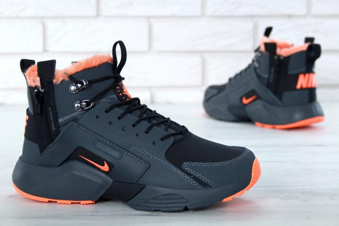 Nike Huarache x Acronym Black Orange