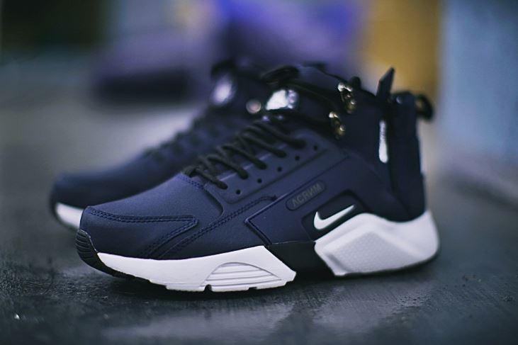 Nike Huarache x Acronym Blue White 1